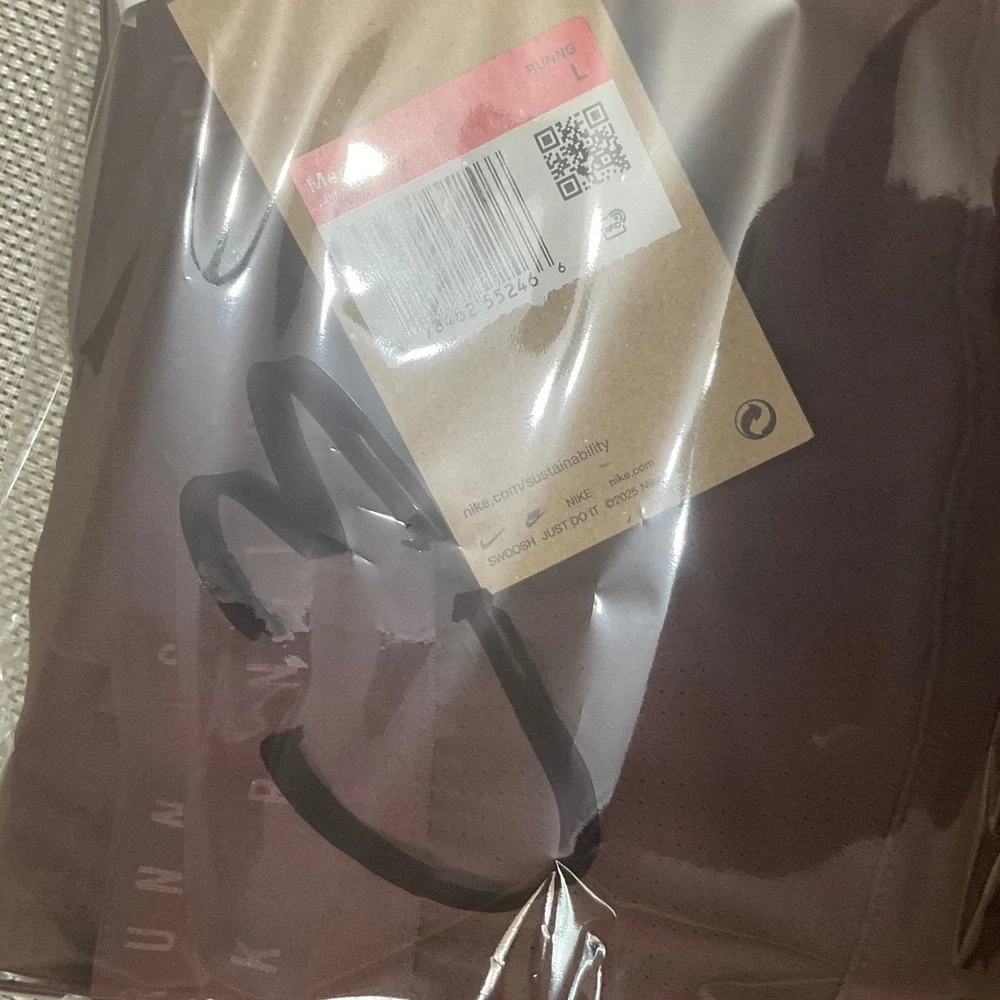 Nike Stride Running Pants Mens L Burgundy  With Tags Dri-FIT Tapered 23in Inseam